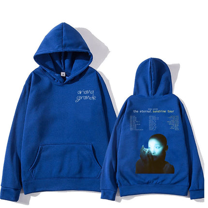 Ariana Grande Eternal Sunshine Tour Hoodies Men Women Retro Aesthetic Fashion Sweatshirt Casual Pullover Loose Trendy Streetwear