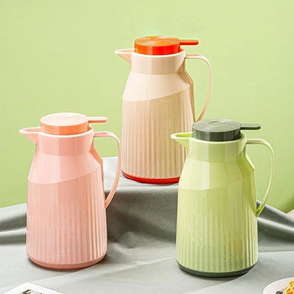 Glass thermos double-layer kettle household 1L large-capacity hot water bottle liner vacuum thermos bottle warmer coffee kettle