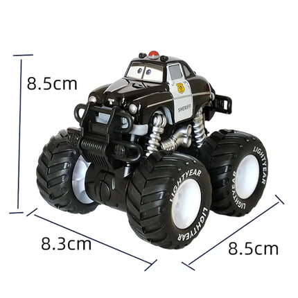 Pixar Cars Mater Lightning McQueen Jackson Storm Big Wheel Offroad Vehicle Pullback Force Cars Model Toys Birthday Gifts