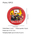 10pcs 7in plate