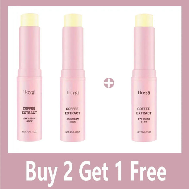 Caffeine eye cream stick nourishes the skin, improves fine lines, relieves eye bags and dark circles, and brightens the eye skin