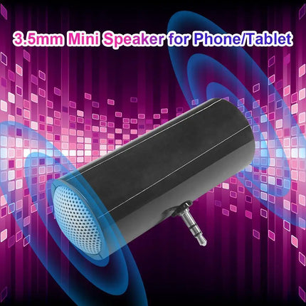 1-3PCS Mini Portable Speaker with 3.5mm Plug Plug and Play Mobile Phone Speaker Tablet Music Loudspeaker for Smartphone Tablet