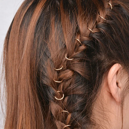 SOHOT New Arrived Set Circle Shell Cross Pendant Women Hairwear Dreadlocks Locs Headbands Hair Clips Ornaments Gift