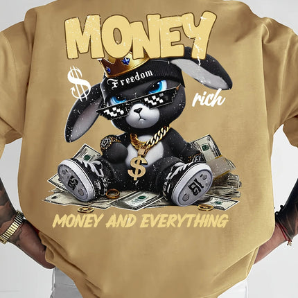 The new men's T-shirt for summer 2025 is a casual, fashionable, sporty, breathable, soft, and simple 3D letter print.