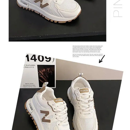 Sports Shoes for Women 2024 Spring New Super Hot Versatile Anti slip Casual Women's Shoes Soft Sole Running Little White Shoes