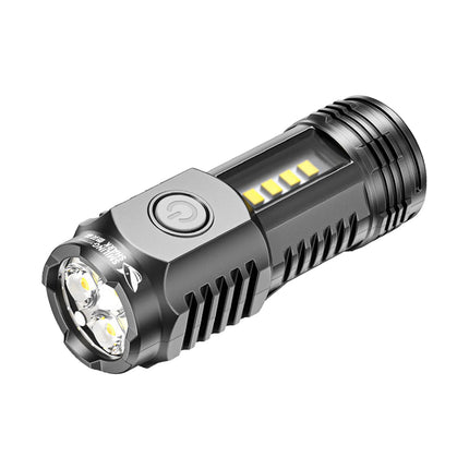 Mini Outdoor Flashlight With 3-Level Brightness Protable Hiking Camping Handheld Flashlights