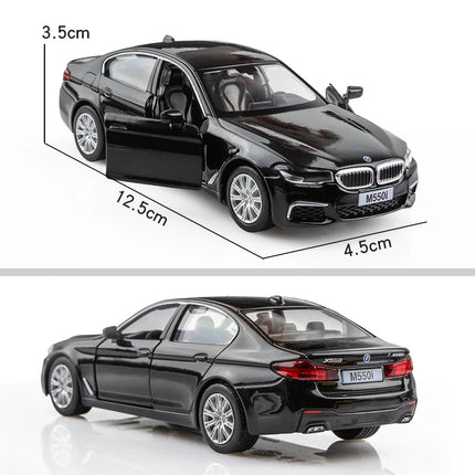 RMZ city 1:36 Alloy Collection Model BMW M550i xDrive Luxury Car Pull Back Simulation Diecast & Toy Vehicles Gifts For Children