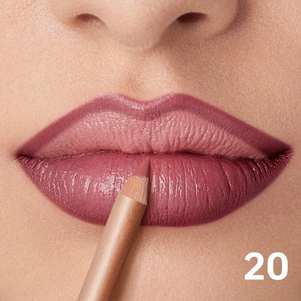 Matte Nude Lip Liner Pencil Long-Lasting Waterproof Smudge-Proof Precise Outline Smooth Creamy Lip Liner