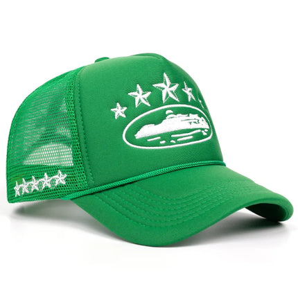 Unisex Print Baseball Cap Hip Hop - Breathable Mesh Snapback Trucker Hat / Casquette Baseball Unisexe Hip Hop - Mesh Respirant