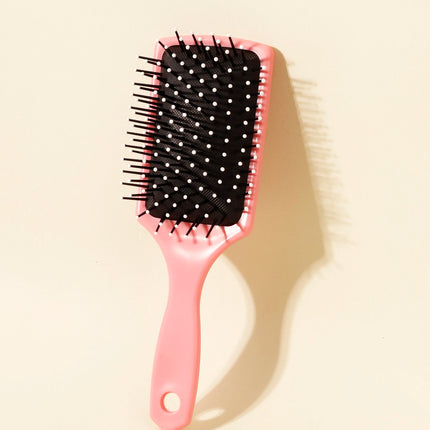 1PC Airbag Massage Hair Brush – Exfoliating Anti-Static Comb with ABS Plastic Handle, Styling Tool for Real Hair Wigs