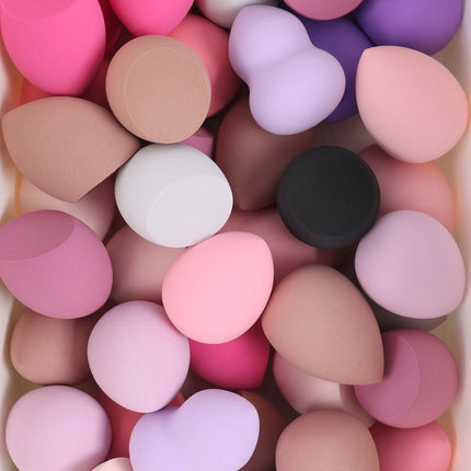 Medium Size Beauty Sponge 6/12/24/36/60 Pieces, Random Color and Shape, Foundation Mixing Beauty Sponge, Liquid, Cream and Powde
