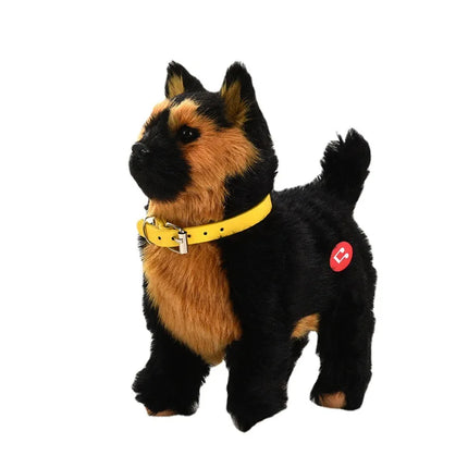New Simulation Robot Dog Electronic Pet Sound Control Walking Nodding Music Touch Control Robot Animal Pet Children Toy Gifts
