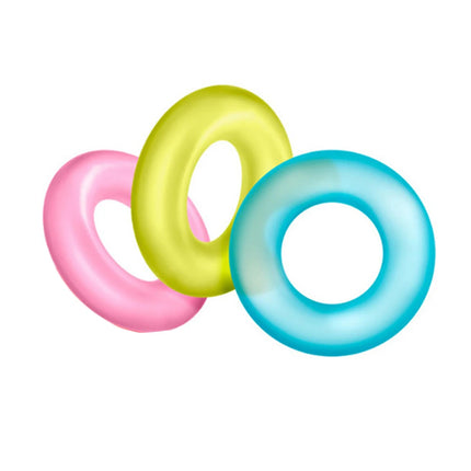 3 Pcs Reusable Luminous Cock Penis Rings Enlargers Erection Enhancing Long Lasting Ejaculation Adult Sex Toys for Men or Couples