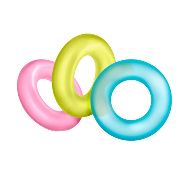3 Pcs Reusable Luminous Cock Penis Rings Enlargers Erection Enhancing Long Lasting Ejaculation Adult Sex Toys for Men or Couples