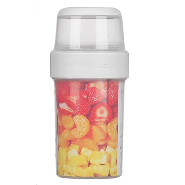 300/480/670/870/1070ML Oatmeal Nut Yogurt Salad Cup Food Storage Box Seal Container Set 2-layer Crisper Cup Sauce Cup Lunch Box