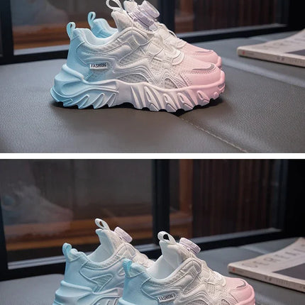 Children Sneakers Unisex Dad's Shoes Baby Boy Trainers Girls Shoes Clunky Sports Tennis Casual Flats Child Infant Footwear