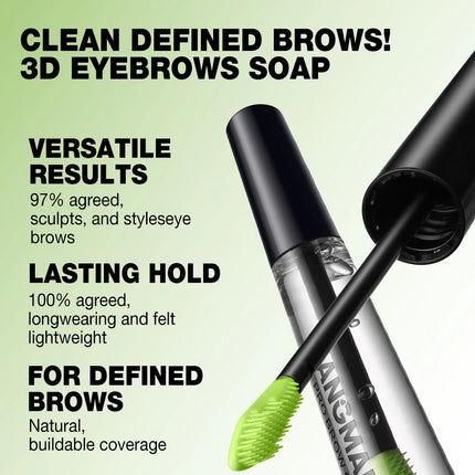 3D Shaping Clear Root Wild Eyebrows Gel Transparent Styling Fixing Brow 16 Hour Hold Waterproof Quick-dry Brow Lifting Makeup
