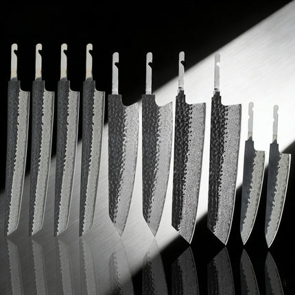 1/2/3/4/10PCS, Forged Damascus Steel Sashimi Knife Blade Kitchen Knife Blade Chef Knife Kiritsuke Knife Blade DIY Making Tool