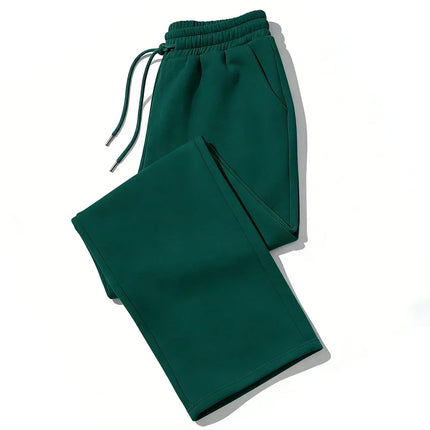 Mens Sweatpants Straight Fit Joggers for Sports and Streetwear Loose Oversized Casual Pant Drawstring Multi-pocket Men Long Pant