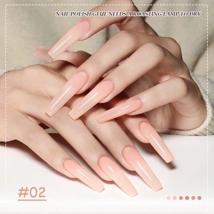 SHAKA 10ml New Popular Ice Pink Nail Gel Polish Set Semi Permanent Nail Art Soaking UV LED Nail Salon DIY Nail Salon Gel 4 sold
