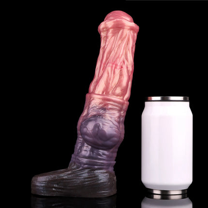 YOCY Extra Long Horse Dildo Sheath 10 Inch Penis Enlargement  S,M,L Size Sex Toy For Men Cock Cover Reusable Comdon