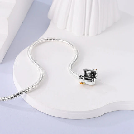 925 Sterling Silver Bracelets 17-20CM Original Leaf Clover Butterfly Heart Bracelet Fit DIY Charms Beads Fashion Women Jewelry