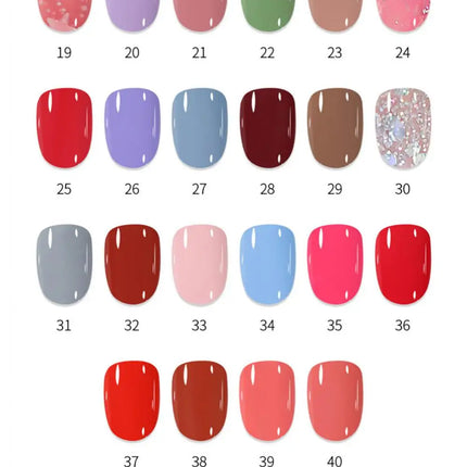 KUDAN Nail Polish Water-based 10ml No-bake Long-lasting Students Children Without Odor Can Tear Nail Art Manicure Tool