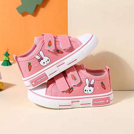 New Fashio Kid Shoe Boy Sneaker Shoe Spring Autumn Children Cartoon Canvas Sports Shoes Boys Girls Baby Board Shoes with Leisure
