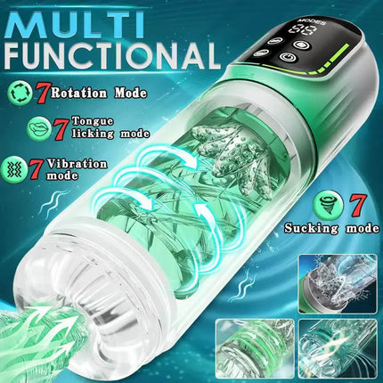 9 In 1 Multi-Functional Vacuum Pump Cook Exerciser Enlargers Penis pump Male Pocket Pussies Masturbator Equipment