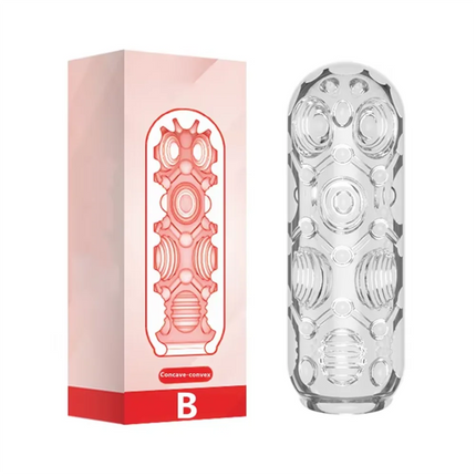 Soft Male Masturbator Cup Pussy Sex Toys Transparent Vagina Adult Endurance Exercise Adult supplies Vacuum Pocket Cup for Men