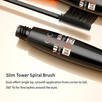 5D Black Waterproof Mascara Lengthens Eyelashes Extension Thick Silk Fiber Mascara Female Makeup Eye Cosmetics Tools for Gifts