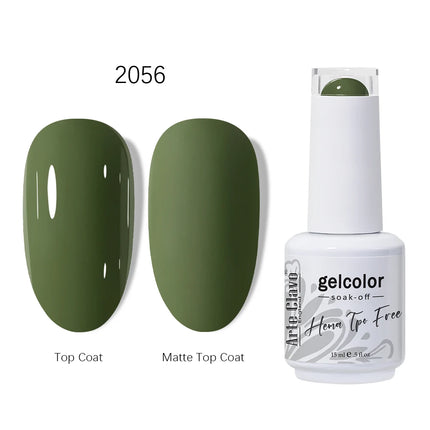 Arte Clavo HEMA TPO FREE Gel Nail Polish 15ML Long Lasting For Manicure Semi Permanent Nail Art UV LED Gel Varnish Nail Supplies