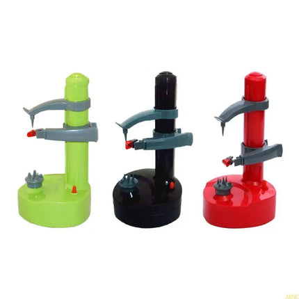 A0NC Electric Potato Peeler Electric Fruits Vegetables Peeler for w/ 3 (3 Colo