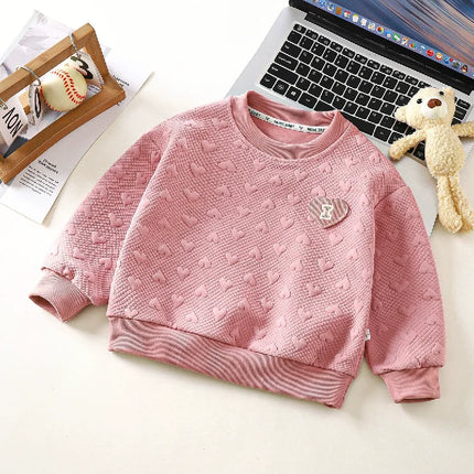 Boys Girls Casual Sweatshirt Autumn Spring Kids Long Sleeve Warm Pullover Children Clothing Teen Sportswear Coats