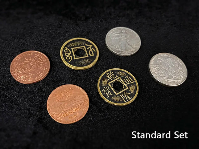 Ultimate CSB 31mm Copper Silver Brass Coin Magic Tricks Close Up Illusion Coin Transformation Magic Magician Prop Gimmick