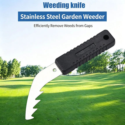 Garden Grass Rake Weeding Knife Convenient Weeding Sickle Household Manual Weeding Tool Stainless Steel