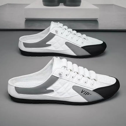 2025 Summer Slippers for Men Trendy Men's Flat Bottom Casual Shoes Soft Sole Support Shoes Men's Sneakers Zapatos De Hombre