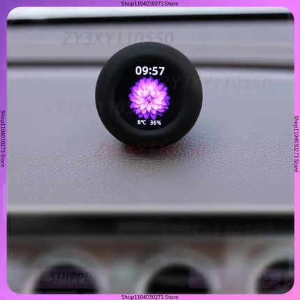 Smart Car Expression Robot Toy With Photo Album Mochi Potato Substitute Clock Feature Ideal Graduation Gift Electronic Ai Toy