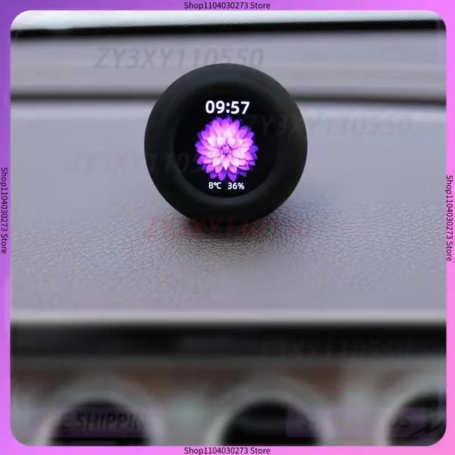 Smart Car Expression Robot Toy With Photo Album Mochi Potato Substitute Clock Feature Ideal Graduation Gift Electronic Ai Toy