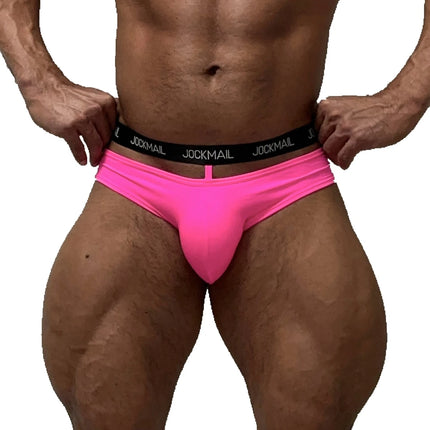 JOCKMAIL Men Sexy G String Thong Erotic Jockstrap Bondage Underwear Strap Harness Lingerie Hollow Underpants Ice Silk Hot