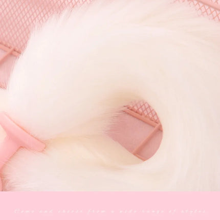 Silicone Fox Tail Anal Plug for Couples Cat Claw Print Role Play Tail Masturbation Sex Toys Adult Women Flirting Games Butt Plug