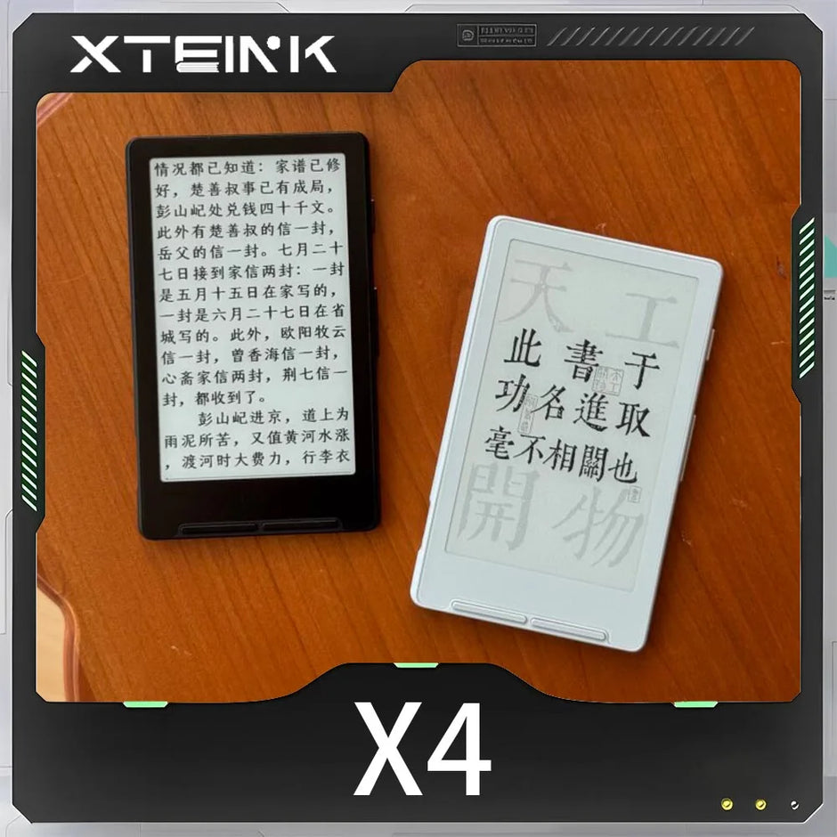 DOLLAR STORE SHOP XTEINK X4 E-Book Reader 4.3 Inches Ink Screen Magnetic Lightweight E-Book Readers 220ppi Ultrathin 650mAh 16GB Case X3 E-Book