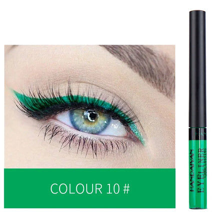 Waterproof Matte Liquid Eyeliner Long Lasting Quick Dry Non Smudging UV Luminous Gel Makeup for Smokey Eyes