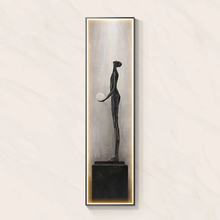 Modern Abstract Art Interior Painting Led Wall Hanging Lamp For Living Room Kitchen Porch Aisle Dining Room Room Home Decoration