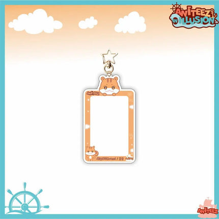 Aniteez Card Holder Keychain Keyring  Acrylic Characters Photocard Sleeves Hongjoong Seonghwa Yunho Yeosang Keychain