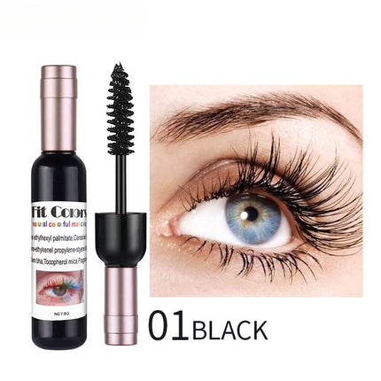 6 Colors Mascara Waterproof Extra Volume Free Shipping Korean Cosmetics Makeup Products Blue White Brown Waterproof Mascara