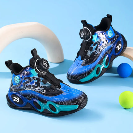 Childrens Sneakers Mesh Breathe Shock-absorbing Training Outdoor Ultralight Anti Slip Classic Running Shoes for Boys Girls