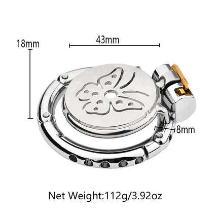 Adjustable Snap Ring Male Chastity Device Metal Cock Cage Slave BDSM Sex Toys for Men Penis Urethral Lock Adult Chastity Belt