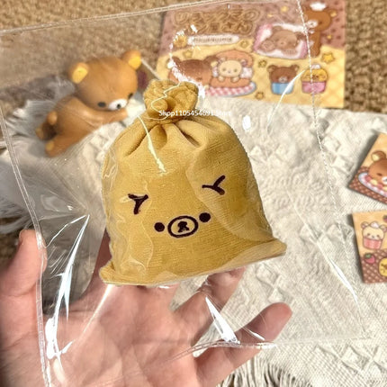 Hot！ Rilakkuma bean bag slow rebound squishy stress-relief silicone toy, perfect for relieving stress in the office.