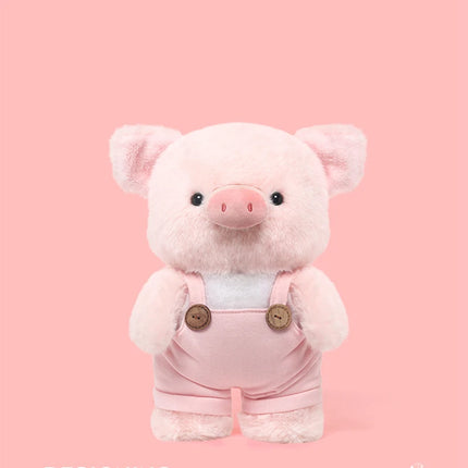 30cm Cartoon Cute Stuffed Animal in Overalls Kawaii Plushies Frog Cat Elephant Koala Pig Soft Toys Lovely Gift For Friends Girl